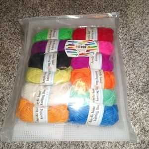 NWT Embroidery Craft Canvas With Strings